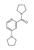 Pyrrolidin-1-yl-(4-pyrrolidin-1-ylpyridin-2-yl)methanone结构式