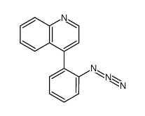 4-(2-azidophenyl)quinoline结构式