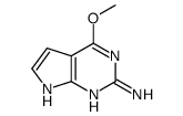 4-Methoxy-7H- Pyrrolo[2,3-d] pyrimidin-2-amine structure