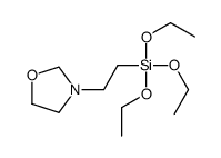 triethoxy-[2-(1,3-oxazolidin-3-yl)ethyl]silane Structure