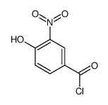 4-hydroxy-3-nitrobenzoyl chloride structure