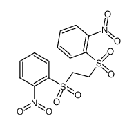 1,2-bis-(2-nitro-benzenesulfonyl)-ethane Structure