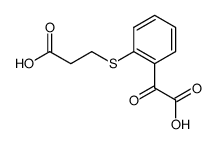 [2-(2-carboxy-ethylsulfanyl)-phenyl]-glyoxylic acid Structure