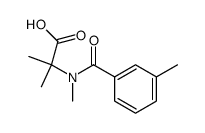 Hippuric acid,m-,N,-alpha-,-alpha--tetramethyl- (1CI)结构式
