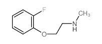 [2-(2-FLUOROPHENOXY)ETHYL]METHYLAMINE结构式