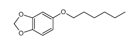 5-hexoxy-1,3-benzodioxole结构式