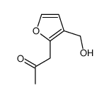 1-[3-(hydroxymethyl)furan-2-yl]propan-2-one Structure