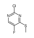 2-氯-5-氟-4-(甲硫基)嘧啶结构式