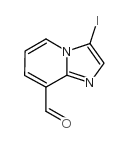 3-碘-咪唑并[1,2-A]吡啶-8-甲醛结构式