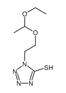 1-[2-(1-ethoxyethoxy)ethyl]-2H-tetrazole-5-thione Structure