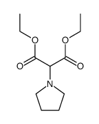 2-Pyrrolidin-1-yl-malonic acid diethyl ester结构式