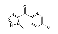 (5-chloropyridin-2-yl)-(2-methyl-1,2,4-triazol-3-yl)methanone结构式