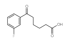 6-(3-fluorophenyl)-6-oxohexanoic acid结构式