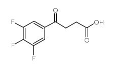4-OXO-4-(3,4,5-TRIFLUOROPHENYL)BUTYRIC ACID结构式