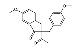 3,3-bis[(4-methoxyphenyl)methyl]pentane-2,4-dione Structure