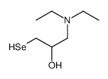 1-(diethylamino)-3-selanylpropan-2-ol Structure