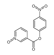 (4-nitrophenyl) 1-oxidopyridin-1-ium-3-carboxylate Structure