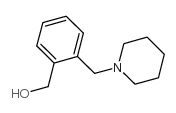 2-(哌啶-1-基甲基)苯甲醇结构式