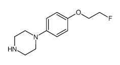 1-(4-(2-fluoroethoxy)phenyl)piperazine结构式