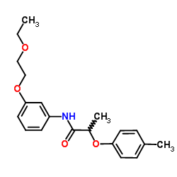 N-[3-(2-Ethoxyethoxy)phenyl]-2-(4-methylphenoxy)propanamide Structure