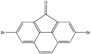 2,6-dibromo-4H-cyclopenta[def]phenanthren-4-one Structure