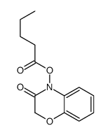 (3-oxo-1,4-benzoxazin-4-yl) pentanoate Structure