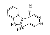 4-(2-methyl-1H-indol-3-yl)-1H-pyridazine-4,5-dicarbonitrile Structure