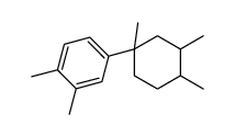 1,2-dimethyl-4-(1,3,4-trimethylcyclohexyl)benzene Structure