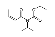 ethyl N-but-2-enoyl-N-propan-2-ylcarbamate结构式