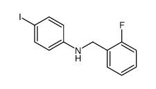 N-(2-Fluorobenzyl)-4-iodoaniline Structure