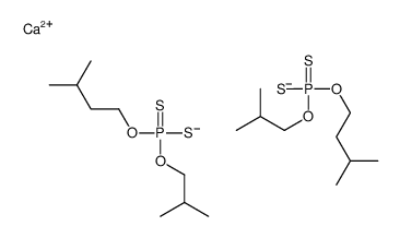 zinc bis[O-isobutyl] bis[O-isopentyl] bis(dithiophosphate) structure