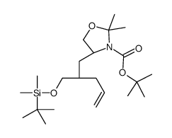 (S)-TERT-BUTYL 4-((R)-2-(((TERT-BUTYLDIMETHYLSILYL)OXY)METHYL)PENT-4-EN-1-YL)-2,2-DIMETHYLOXAZOLIDINE-3-CARBOXYLATE picture