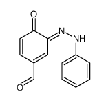 4-oxo-3-(phenylhydrazinylidene)cyclohexa-1,5-diene-1-carbaldehyde结构式