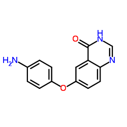 6-(4-Aminophenoxy)-4(3H)-quinazolinone结构式