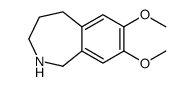 7,8-二甲氧基-2,3,4,5-四氢-2-苯并氮杂卓结构式