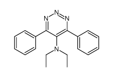 N,N-diethyl-4,6-diphenyltriazin-5-amine Structure