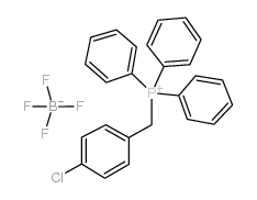(4-chlorophenyl)methyl-triphenylphosphanium,tetrafluoroborate Structure