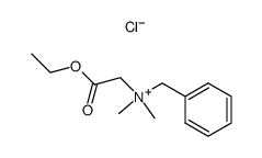 N-benzyl-2-ethoxy-N,N-dimethyl-2-oxoethan-1-aminium chloride结构式