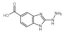 2-hydrazinyl-3H-benzimidazole-5-carboxylic acid Structure