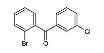 (2-bromophenyl)-(3-chlorophenyl)methanone structure