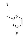 2-(4-fluoropyridin-2-yl)acetonitrile Structure