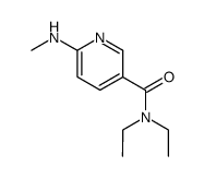 6-methylamino-nicotinic acid diethylamide结构式