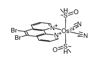 [Os(DMSO)2(CN)2(5,6-dibromo-1,10-phenanthroline)] Structure