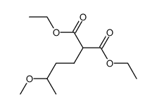 (3-methoxy-butyl)-malonic acid diethyl ester Structure