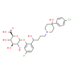 Haloperidol-1-hydroxy-2'-D-glucuronide Structure