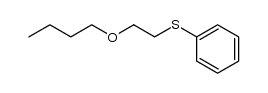 1-butoxy-2-phenylsulfanyl-ethane Structure