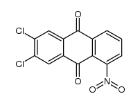 6,7-dichloro-1-nitro-anthraquinone Structure