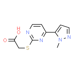 ([4-(1-Methyl-1H-pyrazol-5-yl)pyrimidin-2-yl]thio)acetic acid picture