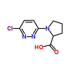 1-(6-Chloro-3-pyridazinyl)proline Structure