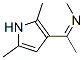 Methanamine, N-[1-(2,5-dimethyl-1H-pyrrol-3-yl)ethylidene]- (9CI)结构式